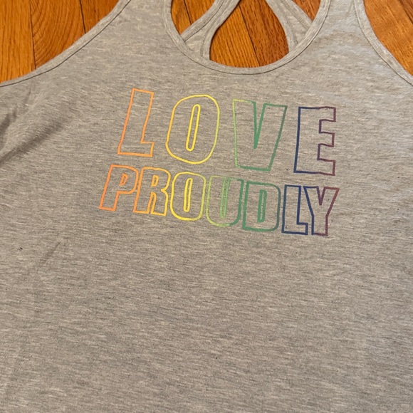 LIVI Gray Racerback - Picture 2 of 4